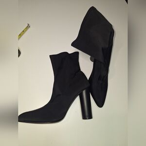 X2 Sleek Black Heeled Boots